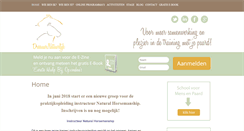 Desktop Screenshot of dressuurnatuurlijk.nl